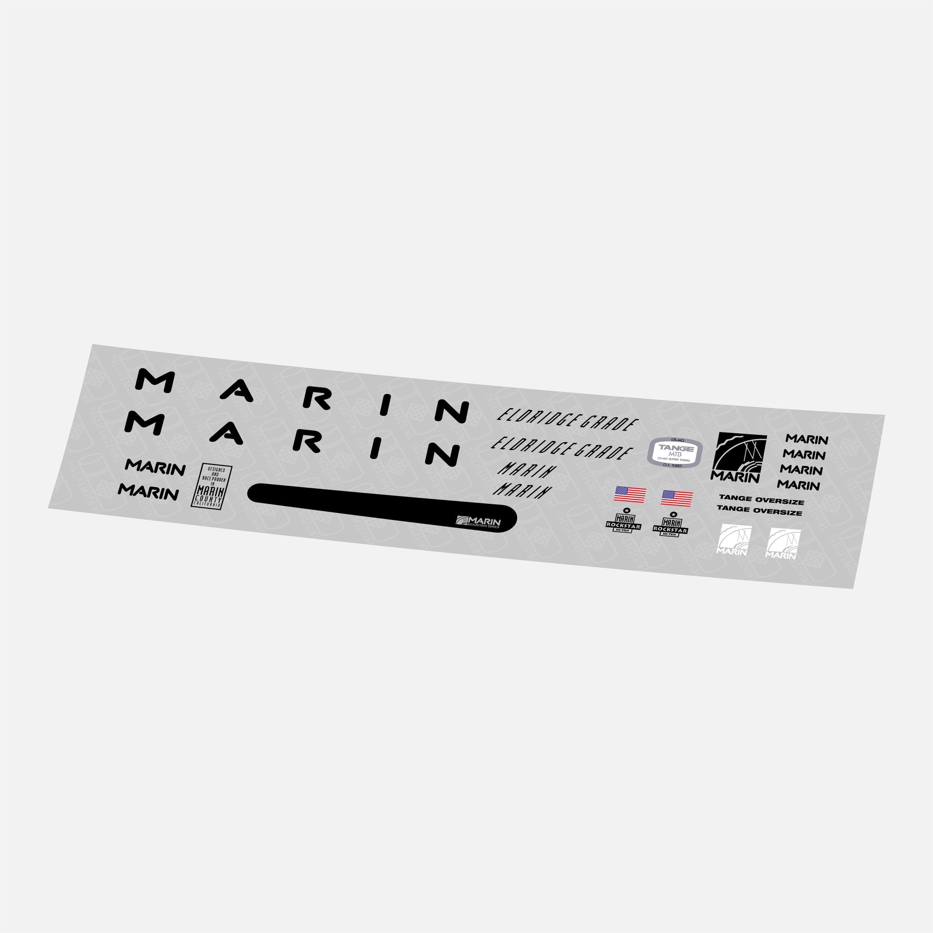 Marin 1991 Eldridge Grade Restoration Decals
