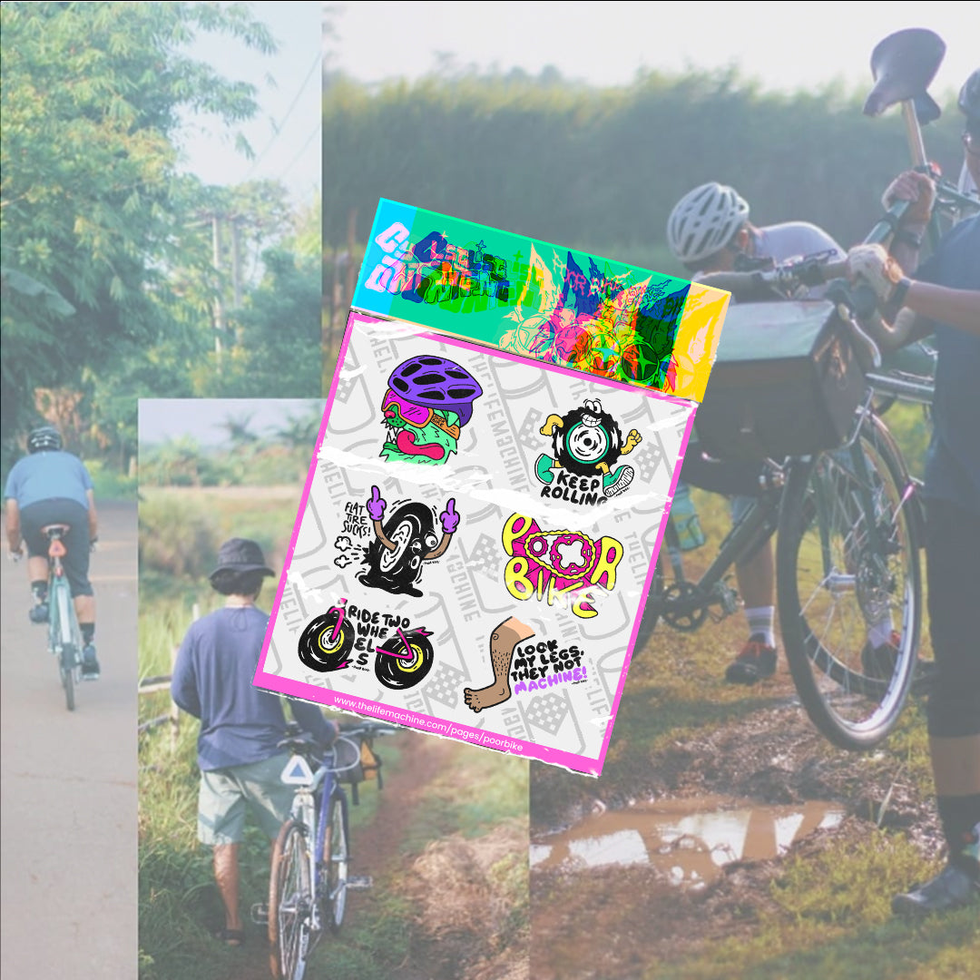 A-Sticker-Sheet by Poor Bike