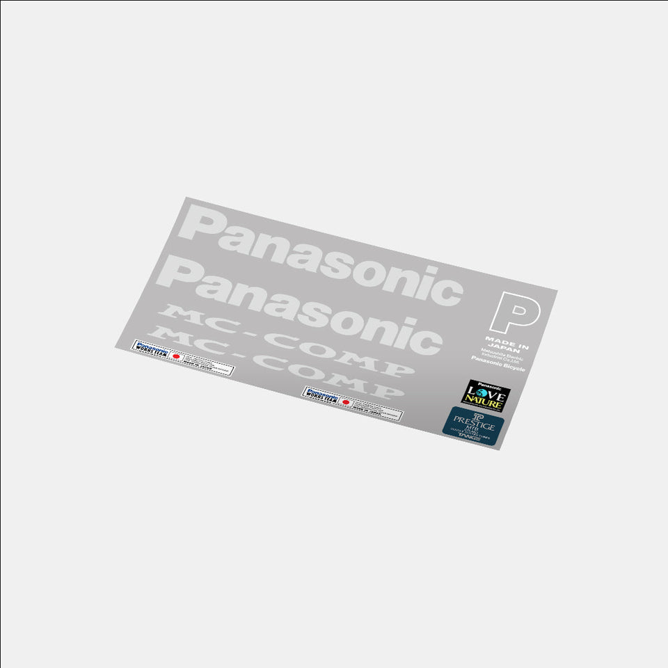 Panasonic MC-Comp Restoration Decals | The Life Machine