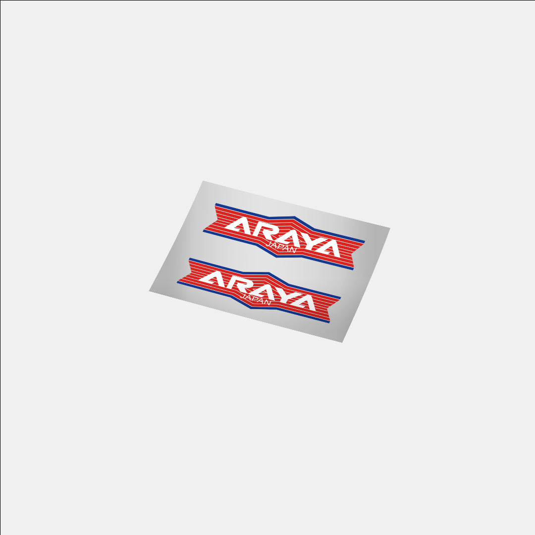 Araya Small Logo II Rim Decal