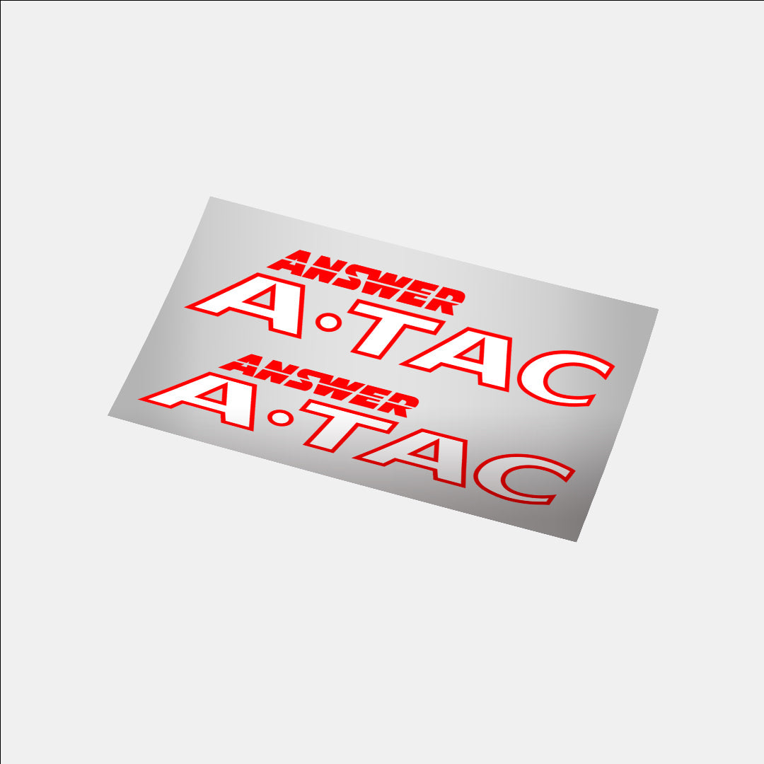 Answer A-TAC Type II Solid Stem Decal