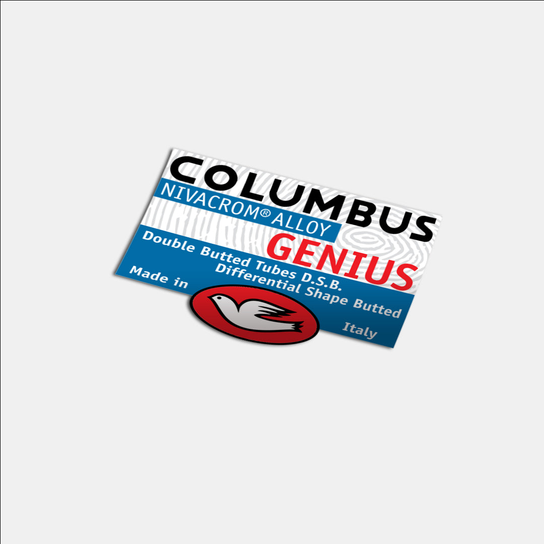 Columbus II Genius Tubing Decal