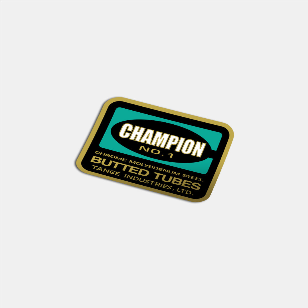 Tange Champion No.1 Tubing Decal