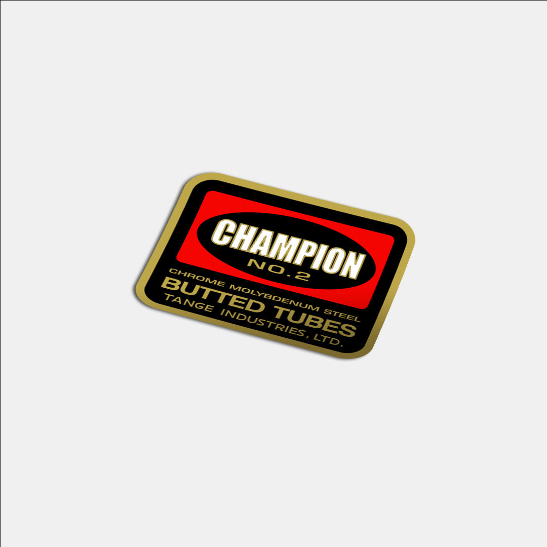 Tange Champion No.2 Tubing Decal