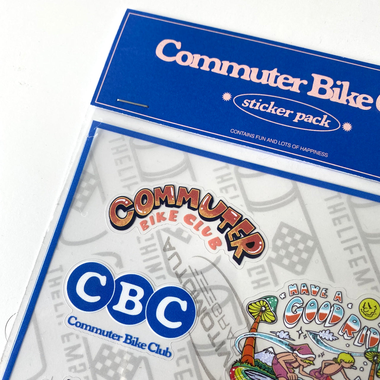 A-Sticker-Sheet by Commuter Bike Club, “Cycling is fun!”